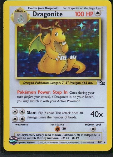 Dragonite (4) 04/62 — Fossil