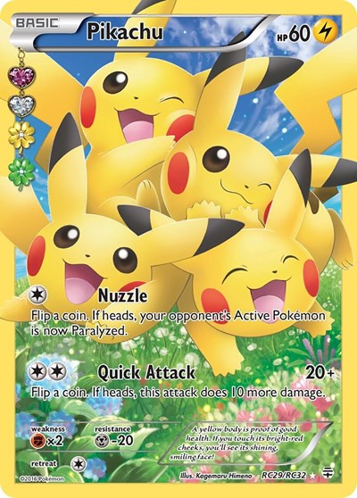 Pikachu (Full Art) RC29/RC32 — Generations: Radiant Collection