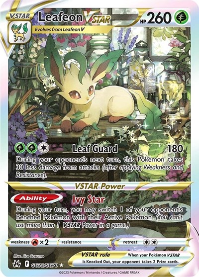Leafeon VSTAR GG35/GG70 — SWSH: Crown Zenith: Galarian Gallery