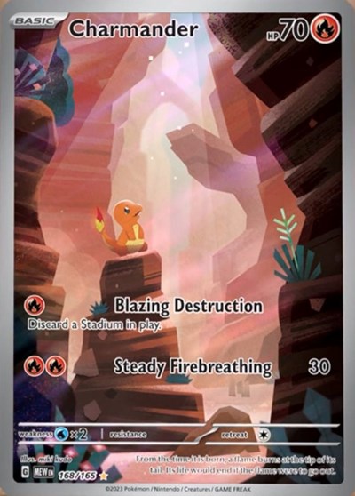 Charmander 168/165 — SV: Scarlet & Violet 151