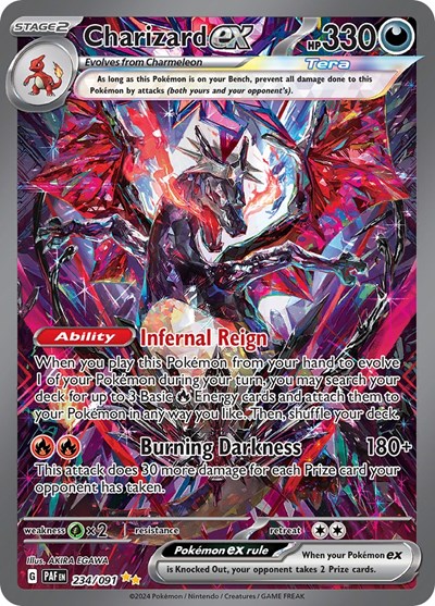 Charizard ex 234/091 — SV: Paldean Fates