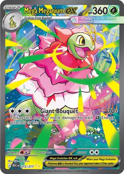 Mega Meganium ex 272/217 — ME: Ascended Heroes