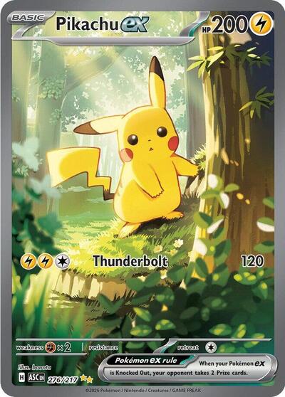 Pikachu ex 276/217 — ME: Ascended Heroes